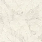 Brewster Home Fashions Galner Ivory Leaves Wallpaper - SKU RH720525