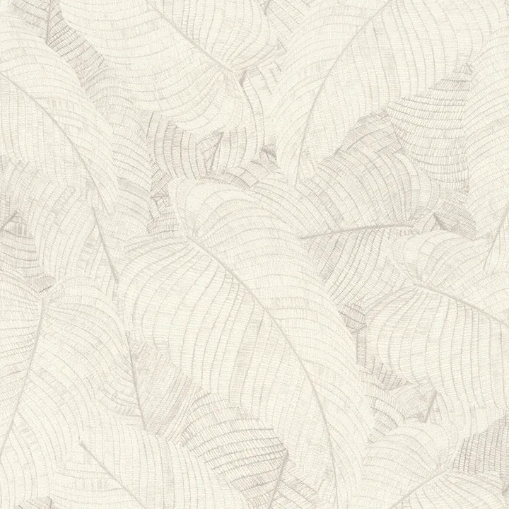 RH720525 | Galner Ivory Leaves Wallpaper