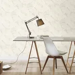 Brewster Home Fashions Galner Ivory Leaves Wallpaper - SKU RH720525