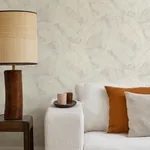 Brewster Home Fashions Galner Ivory Leaves Wallpaper - SKU RH720525