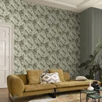Brewster Home Fashions Galner Moss Leaves Wallpaper - SKU RH720549