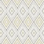 Brewster Home Fashions Ganado Beige Geometric Ikat Wallpaper - SKU 3118-12711