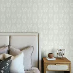 Brewster Home Fashions Garland Aqua Block Tulip Wallpaper - SKU 4148-27475