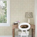 Brewster Home Fashions Garland Khaki Block Tulip Wallpaper | Wallpaper Twins Brewster Home Fashions Garland Khaki Block Tulip Wallpaper - SKU 4148-27474