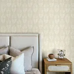 Brewster Home Fashions Garland Khaki Block Tulip Wallpaper | Wallpaper Twins Brewster Home Fashions Garland Khaki Block Tulip Wallpaper - SKU 4148-27474