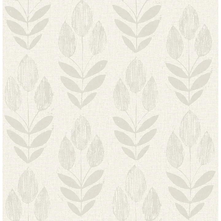 4148-27476 | Garland Light Grey Block Tulip Wallpaper