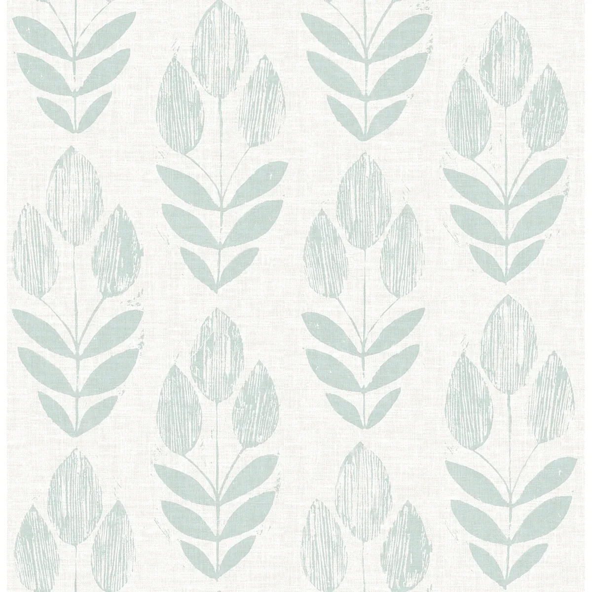 3123-24472 | Garland Teal Block Tulip Wallpaper
