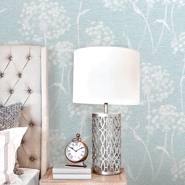Brewster Home Fashions Garvey Light Blue Dandelion Wallpaper - SKU 2814-24576