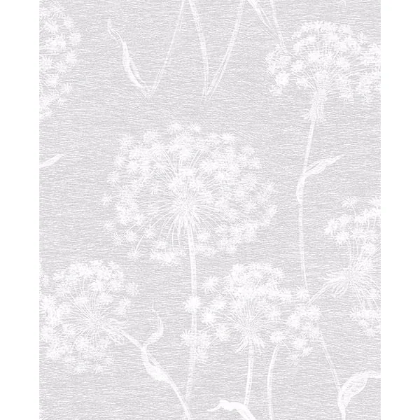2814-24575 | Garvey Light Grey Dandelion Wallpaper