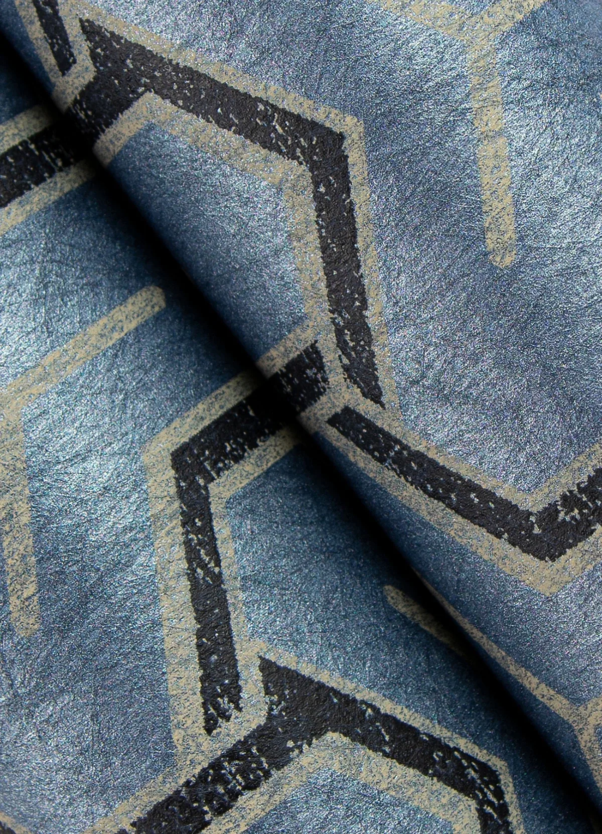 Brewster Home Fashions Gautier Blue Tessellate Wallpaper - SKU 4041-26201