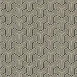 Brewster Home Fashions Gautier Silver Tessellate Wallpaper | Wallpaper Twins Brewster Home Fashions Gautier Silver Tessellate Wallpaper - SKU 4041-26208