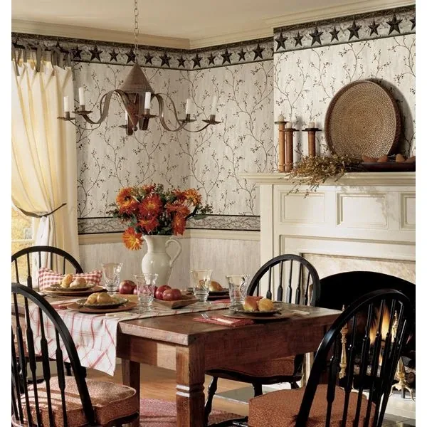 Brewster Home Fashions Gemma Blue Tin Star Trail Wallpaper | Wallpaper Twins Brewster Home Fashions Gemma Blue Tin Star Trail Wallpaper - SKU BBC44031