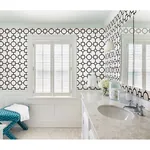 Brewster Home Fashions Geometric Black Prevost Wallpaper - SKU 2686-20274