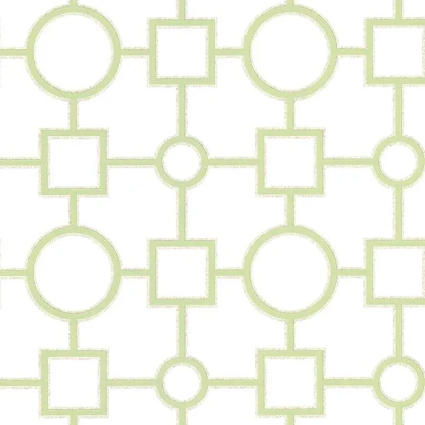 Brewster Home Fashions Geometric Green Geovine Wallpaper - SKU 2686-20275