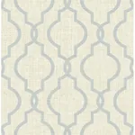 Brewster Home Fashions Geometric Grey Quatrefoil Wallpaper - SKU PS41702