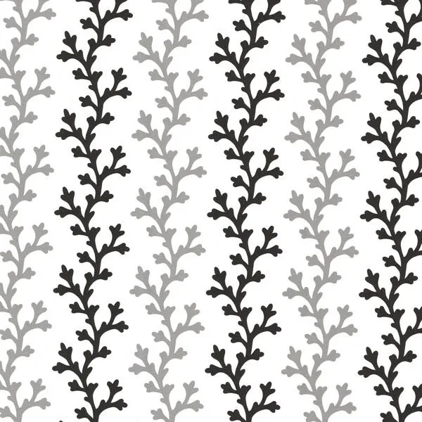 Brewster Home Fashions Georgina Black Ombre Coral Wallpaper - SKU 2532-20432
