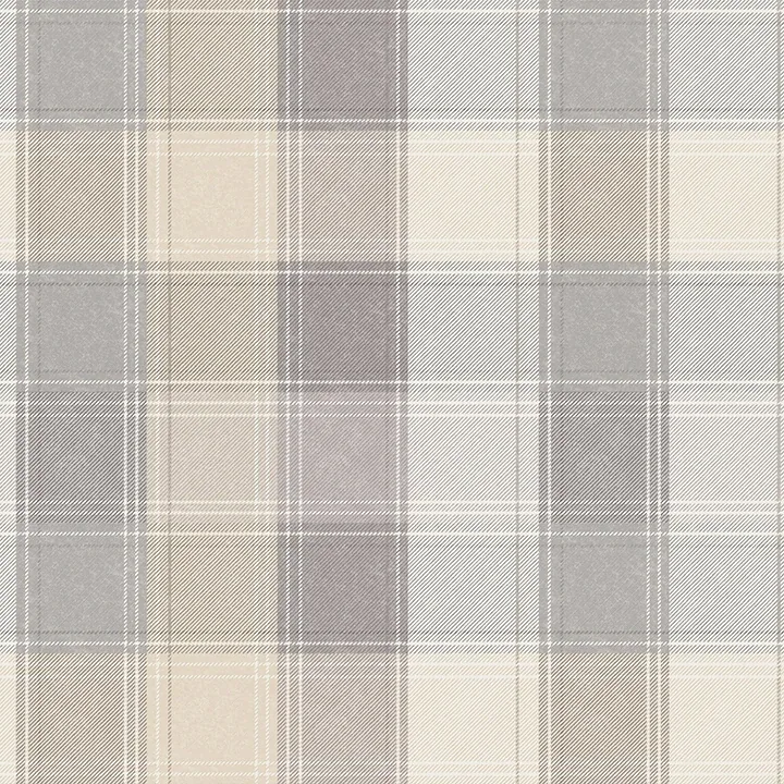 Brewster Home Fashions Geraldine Grey Plaid Wallpaper - SKU AH901902