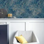 Brewster Home Fashions Gideon Dark Blue Distressed Wallpaper | Wallpaper Twins Brewster Home Fashions Gideon Dark Blue Distressed Wallpaper - SKU AH298602