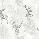 Brewster Home Fashions Gilbert Black Etched Stag Wallpaper | Wallpaper Twins Brewster Home Fashions Gilbert Black Etched Stag Wallpaper - SKU AH901808