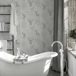 Brewster Home Fashions Gilbert Black Etched Stag Wallpaper | Wallpaper Twins Brewster Home Fashions Gilbert Black Etched Stag Wallpaper - SKU AH901808