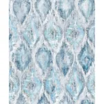 Brewster Home Fashions Gilboa Blue Ikat Wallpaper | Wallpaper Twins Brewster Home Fashions Gilboa Blue Ikat Wallpaper - SKU 2809-SH01104