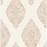 Brewster Home Fashions Gillian Copper Medallion Wallpaper | Wallpaper Twins Brewster Home Fashions Gillian Copper Medallion Wallpaper - SKU 4157-25045