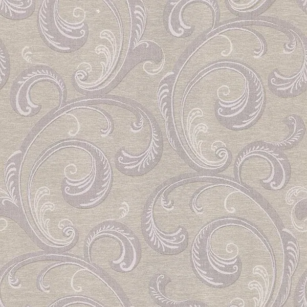 Brewster Home Fashions Gilly Purple Scroll Wallpaper - SKU 2686-65887