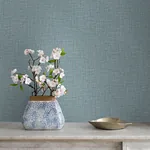 Brewster Home Fashions Glenburn Light Blue Woven Shimmer Wallpaper | Wallpaper Twins Brewster Home Fashions Glenburn Light Blue Woven Shimmer Wallpaper - SKU 4144-9150