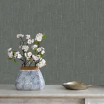 Brewster Home Fashions Glenburn Stone Woven Shimmer Wallpaper | Wallpaper Twins Brewster Home Fashions Glenburn Stone Woven Shimmer Wallpaper - SKU 4144-9151