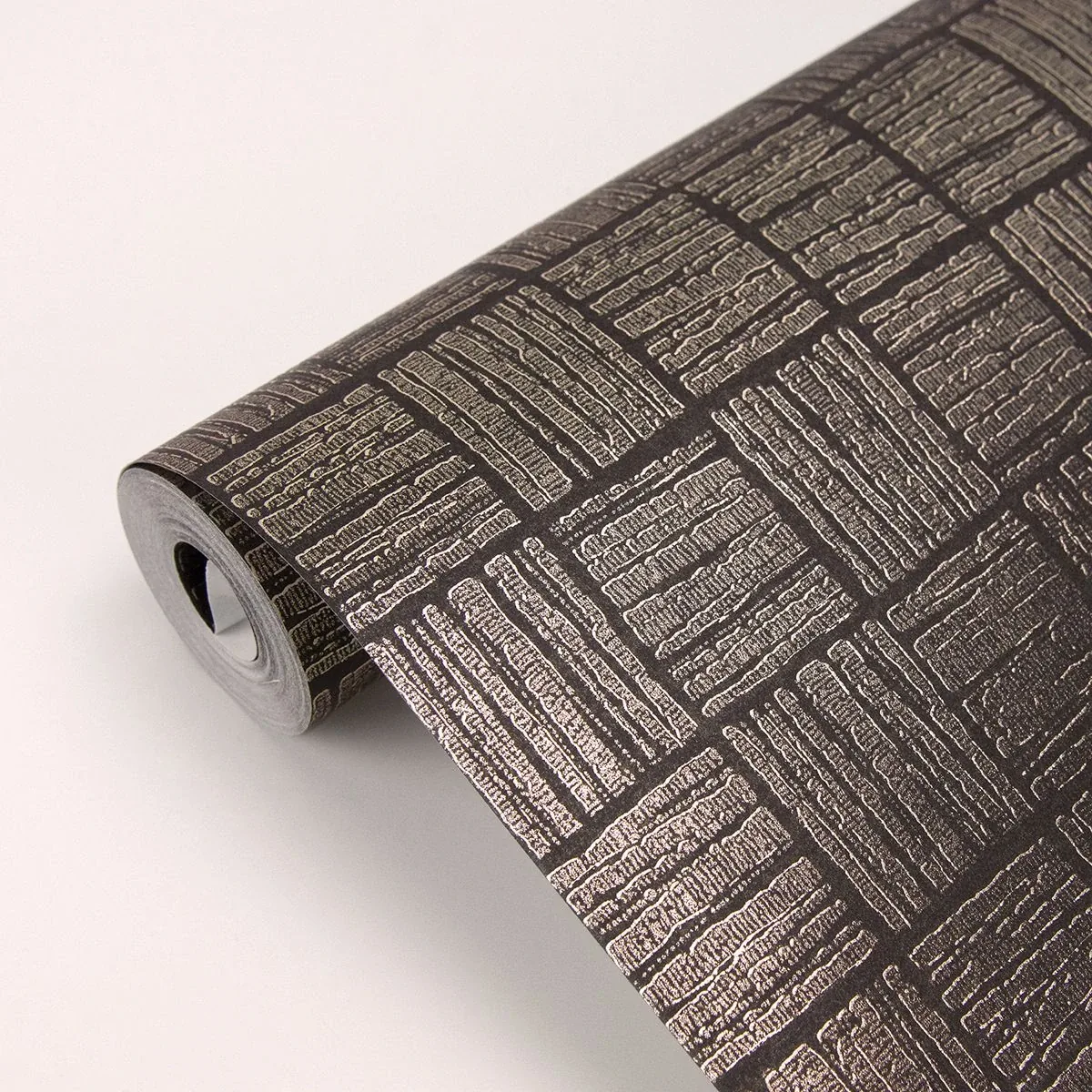 Brewster Home Fashions Glint Black Distressed Geometric Wallpaper | Wallpaper Twins Brewster Home Fashions Glint Black Distressed Geometric Wallpaper - SKU 2927-10501