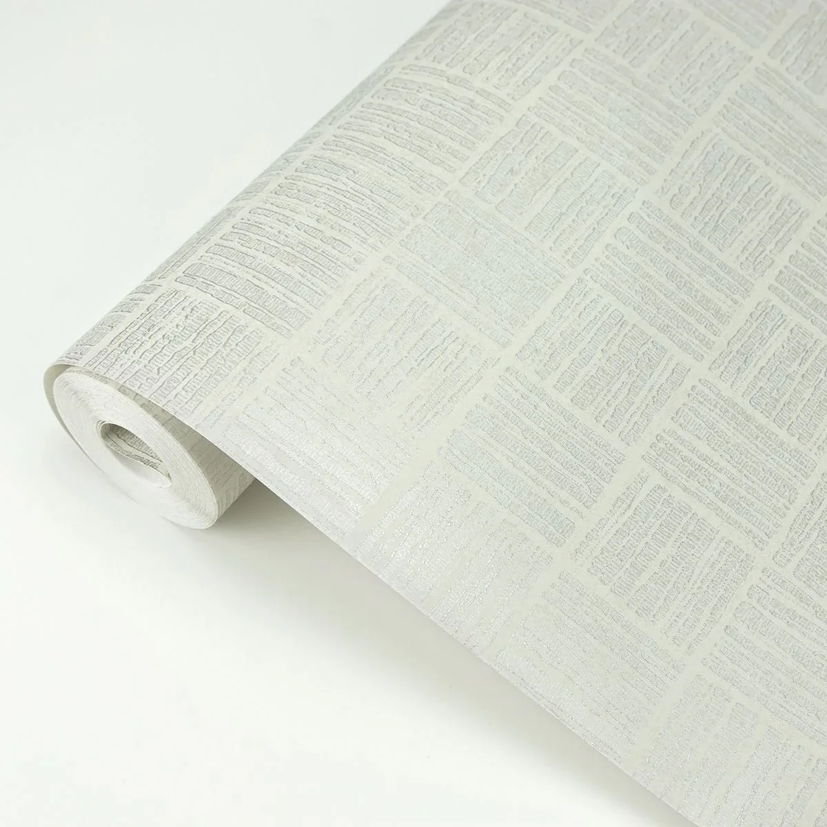 Brewster Home Fashions Glint Cream Distressed Geometric Wallpaper - SKU 2927-10502