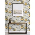 Brewster Home Fashions Golden Pheasant Grey Floral Wallpaper | Wallpaper Twins Brewster Home Fashions Golden Pheasant Grey Floral Wallpaper - SKU M1662