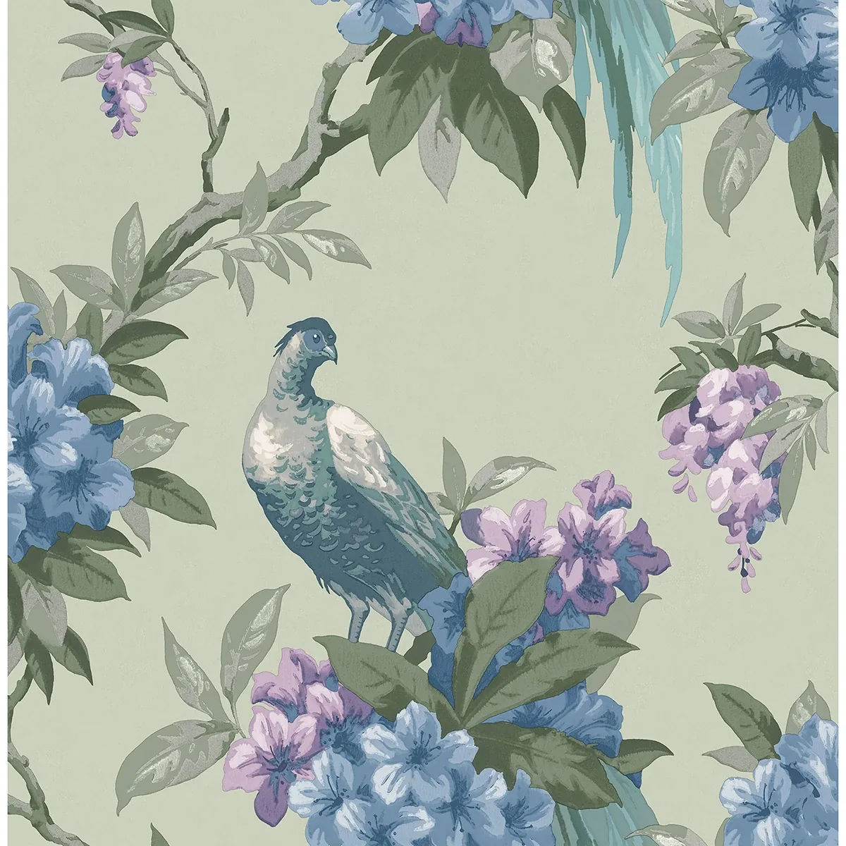 Brewster Home Fashions Golden Sage Floral Wallpaper - SKU M1660