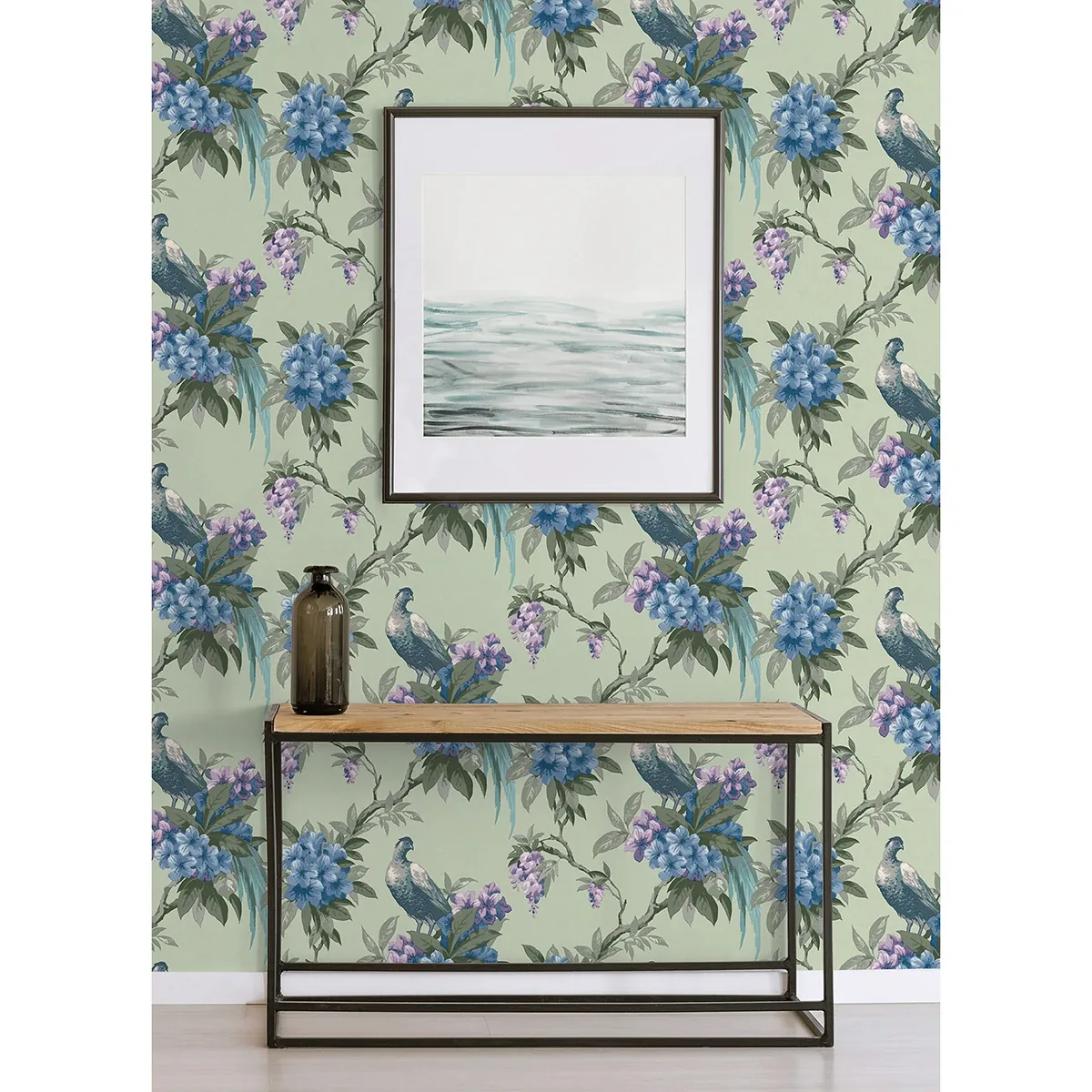 Brewster Home Fashions Golden Sage Floral Wallpaper - SKU M1660