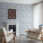 Brewster Home Fashions Goldfinch Blue Birds and Blooms Wallpaper - SKU 4148-27414