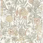 Brewster Home Fashions Goldfinch Peach Birds and Blooms Wallpaper | Wallpaper Twins Brewster Home Fashions Goldfinch Peach Birds and Blooms Wallpaper - SKU 4148-27410