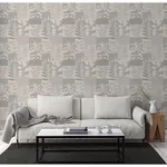 Brewster Home Fashions Goneril Grey Botanical Geometric Wallpaper | Wallpaper Twins Brewster Home Fashions Goneril Grey Botanical Geometric Wallpaper - SKU 2836-M1383