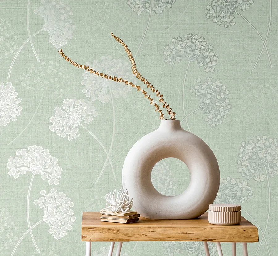 Brewster Home Fashions Grace Green Floral Wallpaper - SKU FD43282