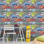 Brewster Home Fashions Graffiti Wall Multicolor Street Styles Wallpaper - SKU 4203-27592