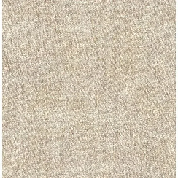 Brewster Home Fashions Gramercy Beige Linen Wallpaper - SKU 3114-003390