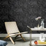 Brewster Home Fashions Grandin Black Marbled Wallpaper - SKU 4144-9105