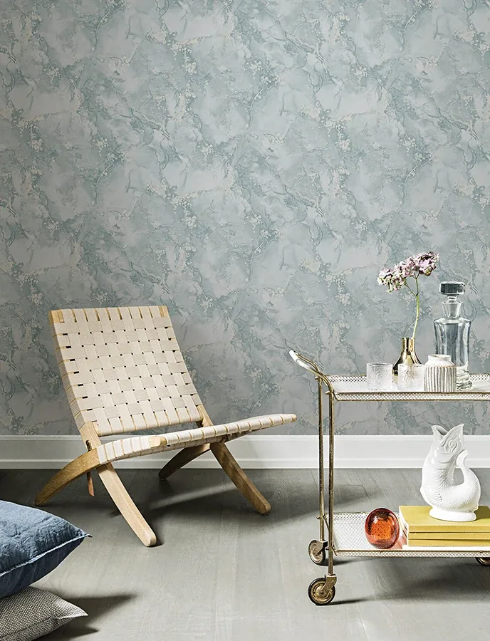 Brewster Home Fashions Grandin Light Blue Marbled Wallpaper | Wallpaper Twins Brewster Home Fashions Grandin Light Blue Marbled Wallpaper - SKU 4144-9102