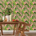 Brewster Home Fashions Grover Pink Palmera Wallpaper | Wallpaper Twins Brewster Home Fashions Grover Pink Palmera Wallpaper - SKU WLD53104W