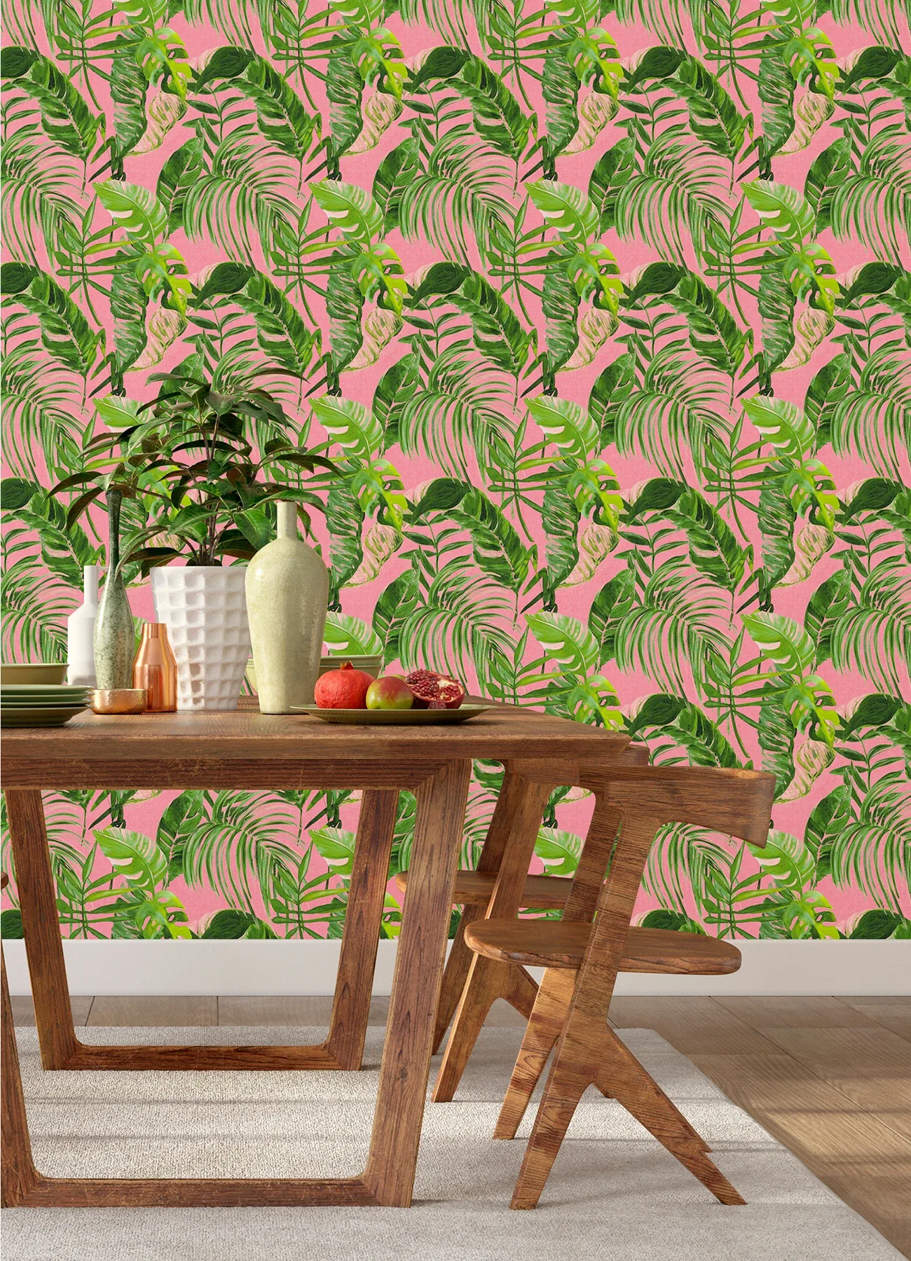 Brewster Home Fashions Grover Pink Palmera Wallpaper | Wallpaper Twins Brewster Home Fashions Grover Pink Palmera Wallpaper - SKU WLD53104W
