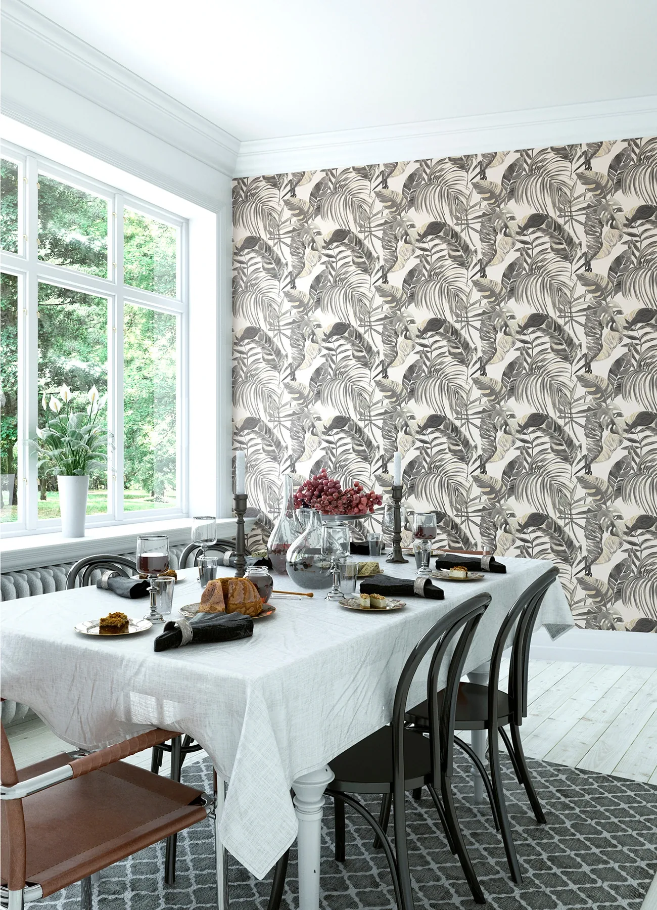 Brewster Home Fashions Grover Stone Palmera Wallpaper | Wallpaper Twins Brewster Home Fashions Grover Stone Palmera Wallpaper - SKU WLD53102W