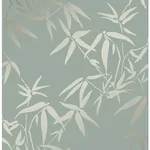 Brewster Home Fashions Guadua Green Bamboo Leaves Wallpaper - SKU DD347736