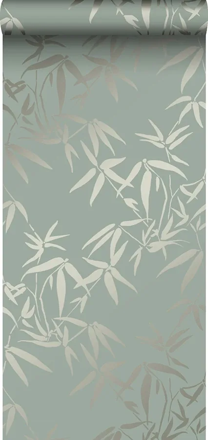 Brewster Home Fashions Guadua Green Bamboo Leaves Wallpaper - SKU DD347736