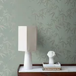 Brewster Home Fashions Guadua Green Bamboo Leaves Wallpaper - SKU DD347736