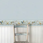 Brewster Home Fashions Gump Light Blue Faux Grasscloth Wallpaper | Wallpaper Twins Brewster Home Fashions Gump Light Blue Faux Grasscloth Wallpaper - SKU 3123-10202