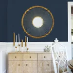 Brewster Home Fashions Gump Navy Faux Grasscloth Wallpaper - SKU 3122-10212